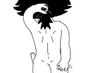 artist:reno back_view hair_demon matchbox nude penis // 798x598 // 40KB