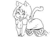 artist:sis bell_collar catgirl fishnet_stockings fishnets sis // 798x598 // 63KB