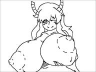 kobayashi-san_chi_no_maidragon large_breasts lucoa nude quetzalcoatl // 800x600 // 7.3KB