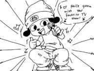 artist:nina_anon microphone musical_note parappa parappa_the_rapper singing speech_bubble // 798x598 // 97KB