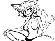 artist:chen catgirl midriff // 800x600 // 89KB