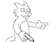 gun pointing scratchy the_simpsons // 800x600 // 36KB