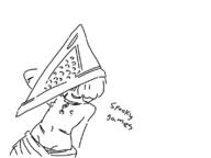 2x artist:2x collar cosplay femboimp nipples pyramid_head silent_hill // 798x598 // 45KB