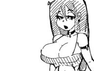 artist:sigma choker cleavage goth large_breasts // 798x598 // 44KB