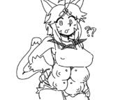 artist:wamu character:cat multiple_breasts tits // 800x600 // 69KB