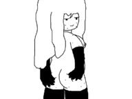 artist:reno ass breasts ethel gloves grabbing_ass nude stockings // 798x598 // 39KB