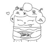 artist:Owen23 cake candy candy_cane cherry chocolate cookie cupcake ice_cream lolipop macaron plate pokemon slurpuff sweets // 798x598 // 49KB