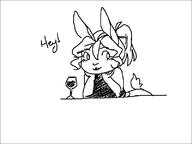bunny_girl furry wine_glass // 800x600 // 6.1KB