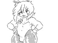 artist:sis bulge bunny_boy bunny_suit femboy tongue // 800x600 // 49KB