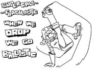 artist:awkwardmark breakdancing character:gum jet_set_radio song_lyrics // 800x600 // 81KB