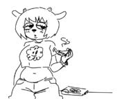 artist:2x character:lammy chubby pizza um_jammer_lammy // 798x598 // 56KB