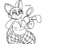 bunny_ears bunny_suit chubby rouge_the_bat // 798x598 // 52KB