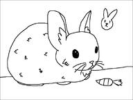 artist:paper bunny carrot rabbit // 800x600 // 6.3KB