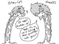 artist:dabs genderswap giraffe shae shay // 800x600 // 71KB