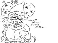 2x artist:2x blush christmas implied_sex puke tentacles // 800x600 // 81KB