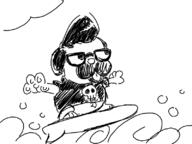 artist_request dog glasses pawpads pug shirt skull surfing // 800x600 // 71KB