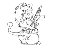 artist:sis ass catgirl gun military_uniform sis wink // 800x600 // 58KB