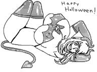 artist:milkmay bikini gloves halloween horns may pokemon stockings zubat // 798x598 // 74KB