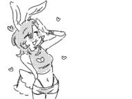 artist:bunniey bunniey heart salute wagging_tail // 800x600 // 48KB