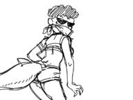 anubiel artist:smek bandana character:sunglasses fusion gertrude shark shorts sunglasses // 798x598 // 90KB