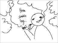 artist:1144 featureless_man legs smoke smoke_legs smoking_pipe smug // 800x600 // 53KB