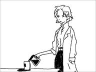 akagi_ritsuko anime coffee cup evangelion neon_genesis_evangelion ritsuko_akagi // 800x600 // 5.6KB
