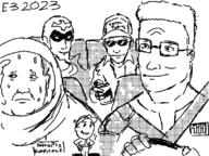 among_us bill_dauterive bobblehead boomhauer captain_falcon cosplay crewmate dale_gribble E3 f-zero fallout_3 fatal_fury hank_hill jeff_boomhauer king_of_the_hill lone_wanderer spacesuit terry_bogard // 798x598 // 117KB
