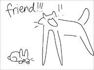 artist:longcat cat feral longcat rabbit // 800x600 // 5.7KB