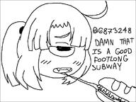 artist:sivu cyclops drooling mona sandwich subway // 800x600 // 77KB