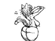 artist:grim ass catgirl nude sideboob // 800x600 // 71KB