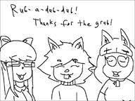anthro artist:carrie breasts carrie cat cat_ears catgirl chubby eclipse_the_cat elf_ears fish furry glasses ribbon sweater villager // 800x600 // 11KB