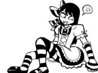 angry artist:retinacyst bow dress femboy gloves ribbon stockings stripes sydney trap unclear_unclear_unclear // 800x600 // 65KB