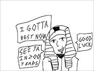 artist:tutankamon egyptian_clothing human speech_bubble tutankamon // 800x600 // 8.6KB