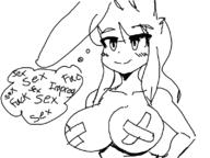 artist:sex_master blush pasties sex_master thought_bubble // 800x600 // 55KB
