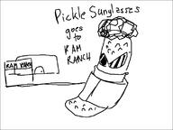 artist:reddof character:sunglasses pickle pickle_rick ram_ranch sunglasses // 800x600 // 7.9KB