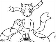 artist:leopard cowgirl_position hand_holding mienshao penis pokemon pokephilia sex vaginal // 800x600 // 9.7KB