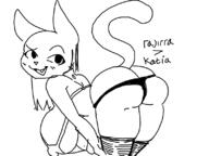artist:sex_master ass bikini catgirl elder_scrolls furry khajiit prequel rajirra stockings // 800x600 // 61KB