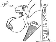anon artist:toadguy chrome_dino gloryhole ladder money pasties sex stockings // 798x598 // 39KB