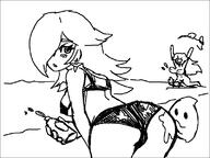 artist:2x beach bikini blush butt mario_bros nude princess_rosalina sea swimsuit video_game // 800x600 // 11KB