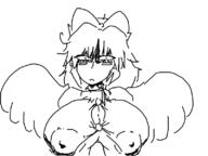 large_breasts nipple_outline paizuri straining_buttons touhou utsuho_reiuji // 800x600 // 59KB