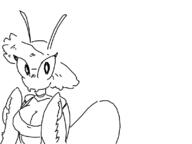 artist:2x bug praying_mantis straw_hat tits // 798x598 // 45KB