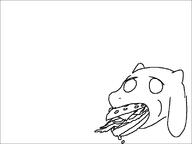 anthro burger character:milk chibi corner_drawing eating floppy_ears furry goat horns // 800x600 // 3.9KB