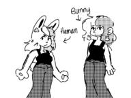 artist:bunny bunny character:bunny character:human furry human // 800x600 // 59KB