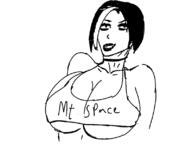 choker cleavage goth large_breasts shirt // 798x598 // 29KB