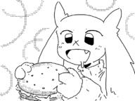 artist:meltroid burger cave_story drooling hamburger mimiga sue_sakamoto // 800x600 // 53KB