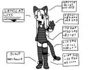 artist:taiyu bell_collar cat_ears cat_paws costume hud len stats // 800x600 // 64KB