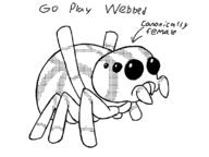 artist:capn female spider Webbed // 800x600 // 76KB