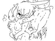artist:sis bunny_boy grabbing_breasts sex sweat train_position // 800x600 // 79KB