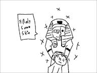 artist:tutankamon dead egyptian_clothing human skull speech_bubble transformation tutankamon zombie // 800x600 // 6.5KB